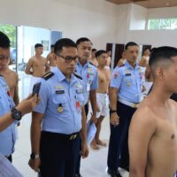 Casis Bintara PK TNI AU A-57 Lanud Sultan Hasanuddin Jalani Sidang Pantukhirda