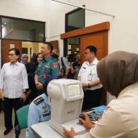 TNI Dukung Program Pemerintah, Wakapuskes TNI Tinjau Pelaksanaan CKG di FKTP Mabes TNI