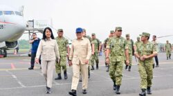 TNI Berhasil Laksanakan Uji Coba Pendaratan F-16 dan Super Tucano di Ruas Tol JTTS Lampung