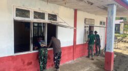 Satgas Gulbencal TNI AD Percepat Pemulihan SMPN 26 Takengon, Pastikan Sekolah Segera Kembali Digunakan