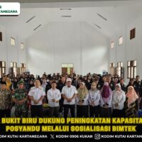 Babinsa Bukit Biru Dukung Peningkatan Kapasitas Kader Posyandu Melalui Sosialisasi Bimtek