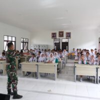 Tim Wasev Tinjau Program Rekrutmen TNI di SMKN 1 Linggang Bigung