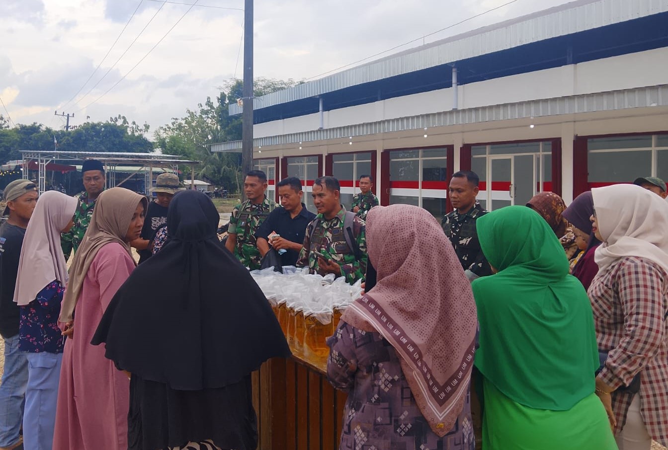Kodim Bojonegoro Gelar Bazar Ramadhan Secara Serentak di 8 Lokasi Koperasi Desa Merah Putih