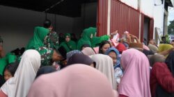 Secara Serentak dan Tersebar, Jajaran TNI Kodim Bojonegoro Gelar Bazar Murah dan Takjil Ramadan