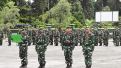 Dandim 1710/Mimika Pimpin Upacara 17-an, Bacakan Amanat Pangdam XVII/Cenderawasih