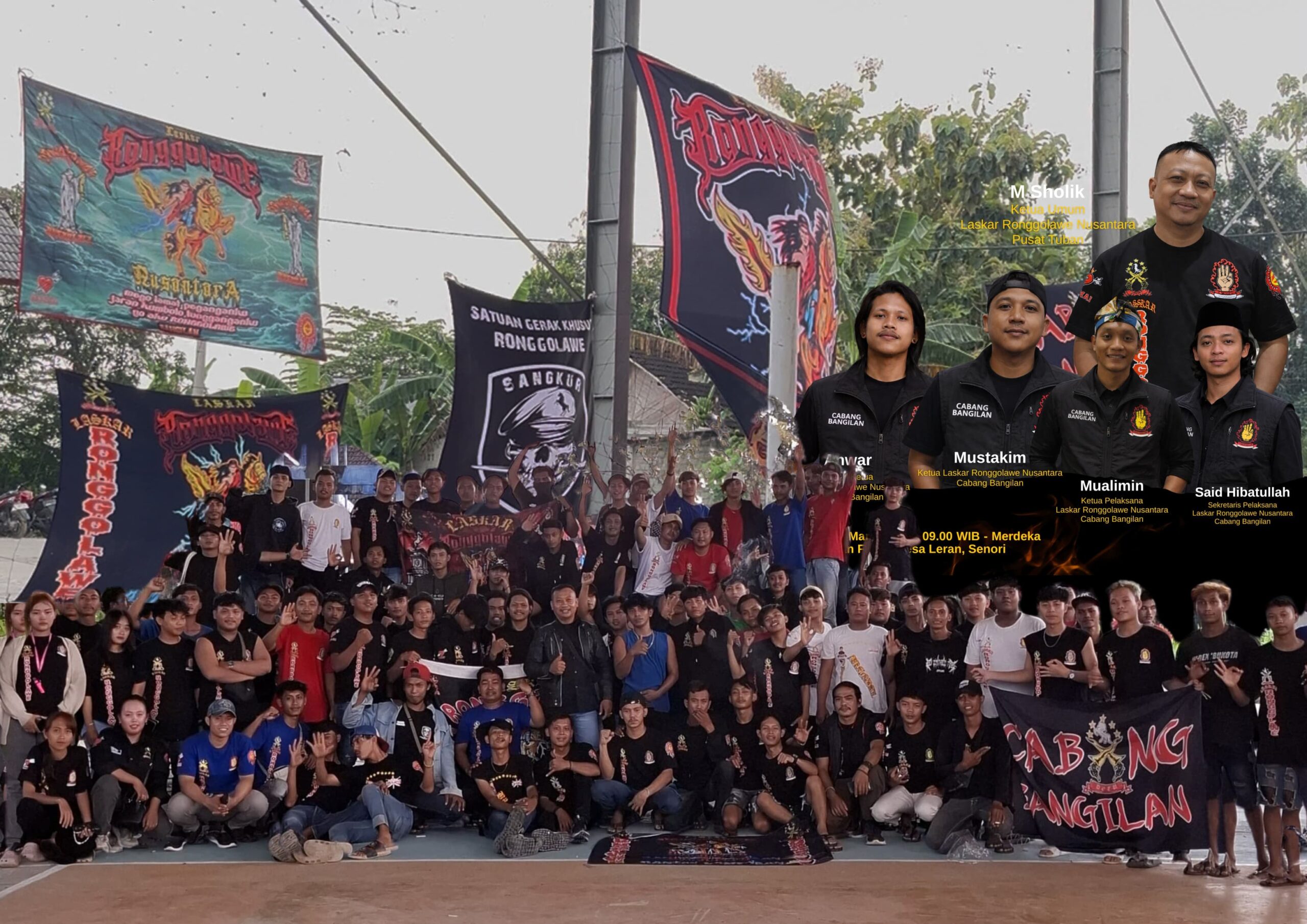 Dari Aksi Sosial ke Konsolidasi, Laskar Ronggolawe Bangilan Tunjukkan Eksistensi