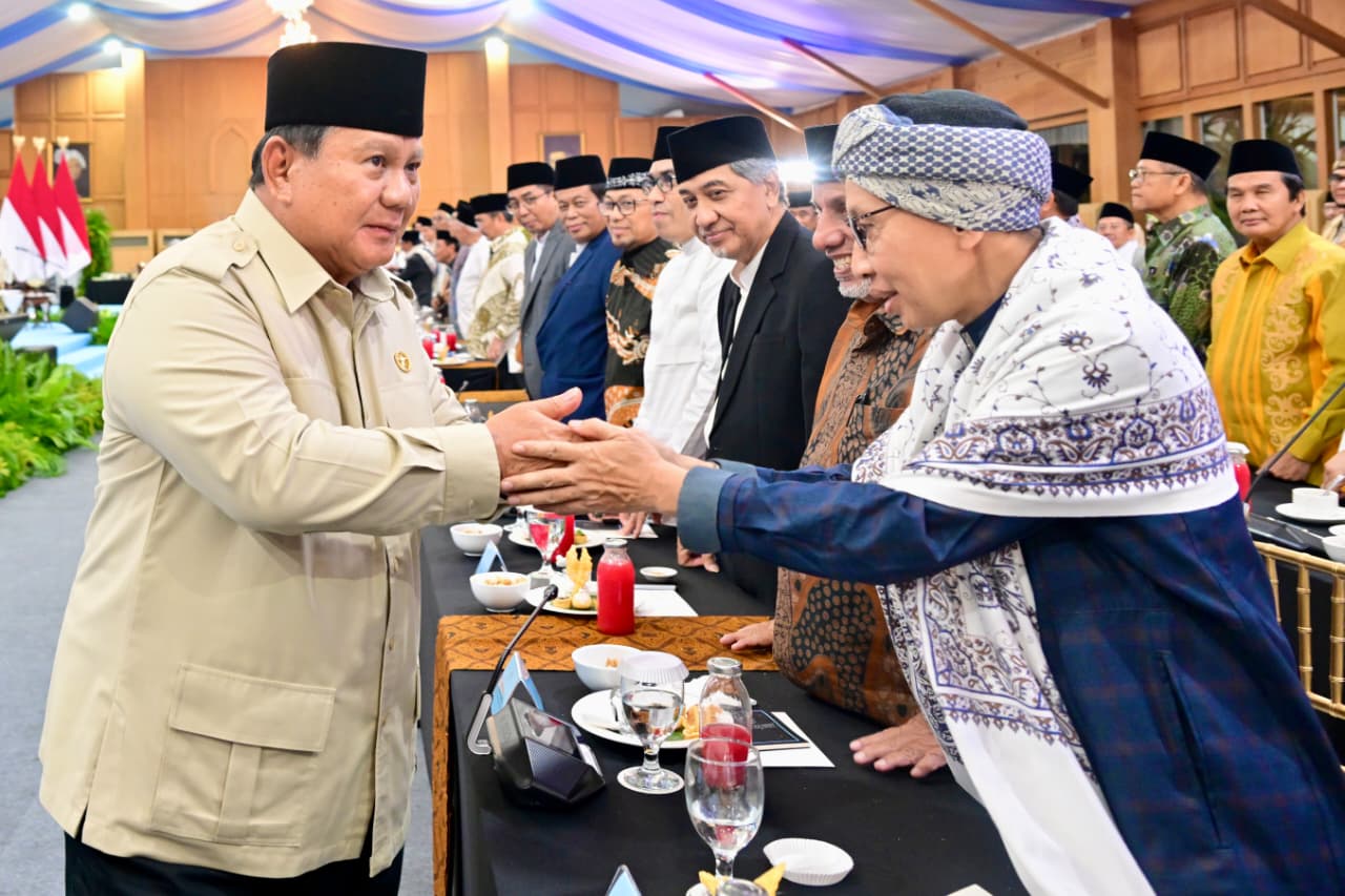 Panglima TNI Hadiri Silaturahmi Presiden Prabowo dengan Kiai dan Tokoh Organisasi Islam