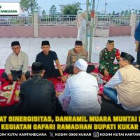 Pererat Sinergisitas, Danramil Muara Muntai Hadiri Kegiatan Safari Ramadhan Bupati Kukar