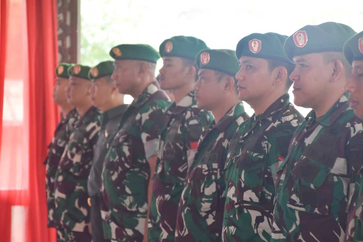 Kodim 1710/Mimika Gelar Acara Laporan Korps Kenaikan Pangkat