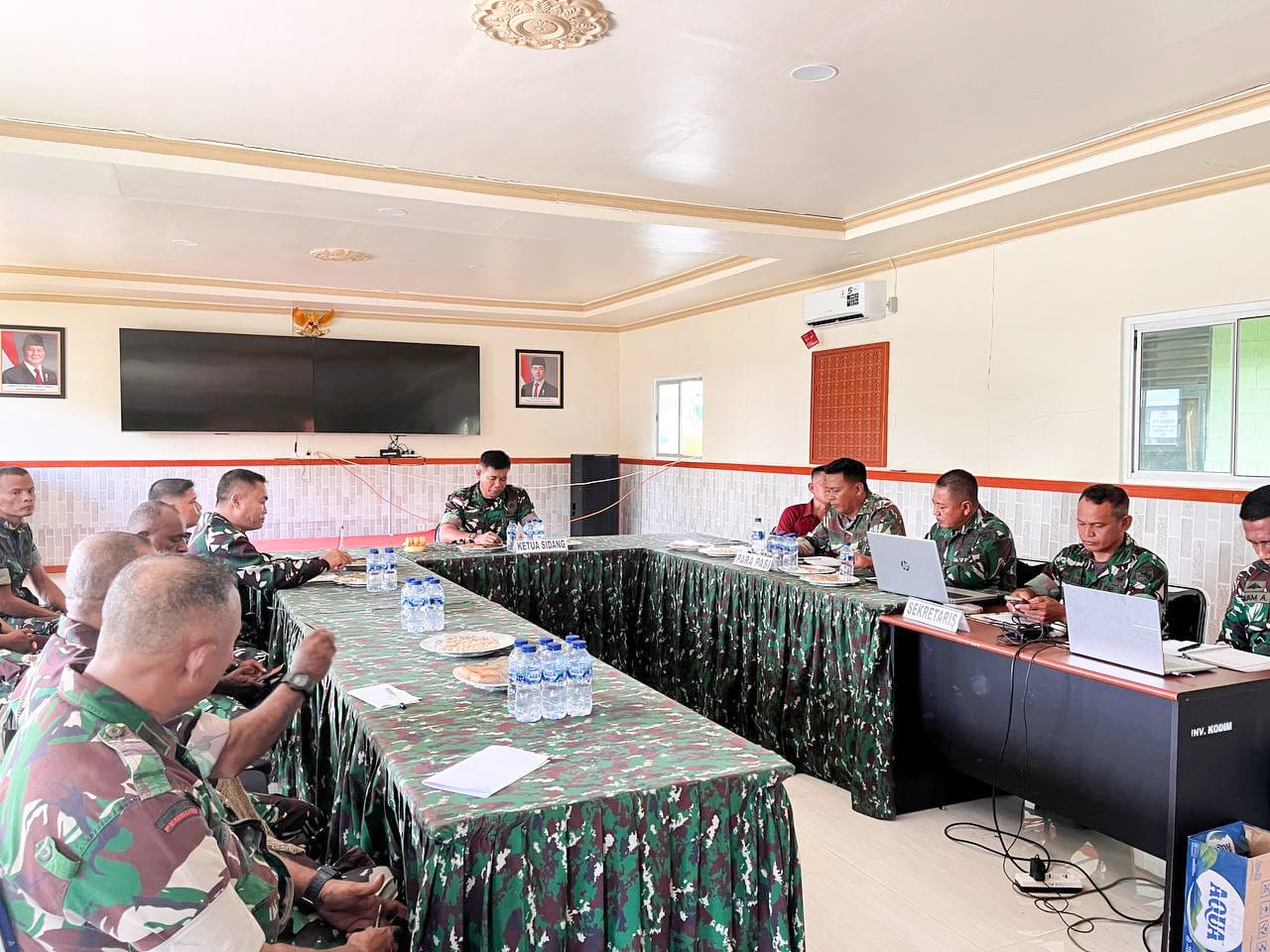 Kodim 1710/Mimika Gelar Sidang Pankar UKP Periode 1 Oktober 2026