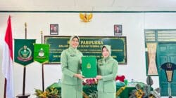 Rapat Paripurna Dalam Rangka Serah Terima Jabatan Ketua Persit KCK Cabang XXXV Kodim 1710/Mimika