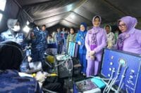 Ketua Umum Dharma Pertiwi Pimpin Kegiatan Bakti Sosial di Bekasi