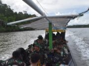 Dansatgas Tinjau Progres Pembangunan TMMD di Kampung Keakwa Pasca Pembukaan Resmi