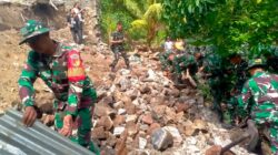 Reaksi Cepat Prajurit TNI Tangani Dampak Gempa M 7,6 di Sulawesi Utara
