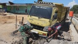 ANTUSIASME WARGA DUKUNG TMMD KE-128 KODIM 0908/BONTANG