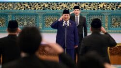 Panglima TNI Hadiri Pelantikan Menteri dan Pejabat Pemerintah Kabinet Merah Putih di Istana Negara