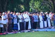Idul Adha Penuh Makna di Lanud Sultan Hasanuddin, Ribuan Warga Ikuti Sholat Id dan Berbagi Kebahagiaan Melalui Kurban