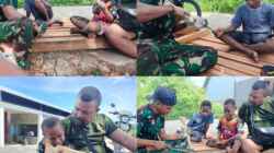 Nelius Senang Dibuatkan Senjata Kayu, Bocah Kampung Tanah Rubuh Cita-cita Jadi Tentara