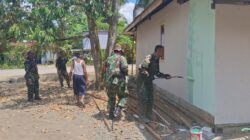 Pengerjaan RTLH TMMD Ke-128 Kodim 0908/Bontang Masuki Tahap Pengecatan