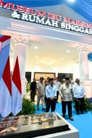 Panglima TNI Dampingi Presiden Prabowo Resmikan Museum Ibu Marsinah di Nganjuk
