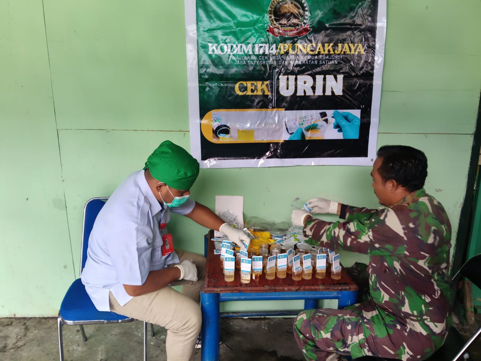 Kodim 1714/Puncak Jaya Gelar P4GN dan Tes Urin Personel Semester I TA 2026 Kodim 1714/Puncak Jaya Gelar P4GN dan Tes Urin Personel Semester I TA 2026