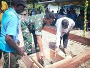 Perkuat Konektivitas Wilayah, Kodim 1710/Mimika Ground Breaking 6 Jembatan Garuda