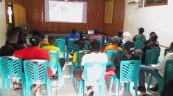 Nobar Piala Dunia dan Makan Bersama, Koramil 1710-02/Timika Perkuat Kemanunggalan TNI-Rakyat
