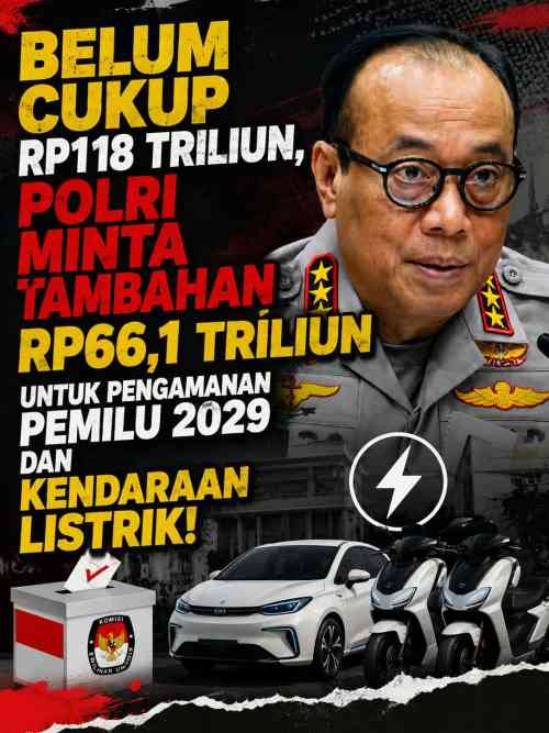 Usulan Anggaran Rp66,1 Triliun dari Polri Tuai Sorotan, Ini Rincian Kebutuhannya Usulan Anggaran Rp66,1 Triliun dari Polri Tuai Sorotan, Ini Rincian Kebutuhannya