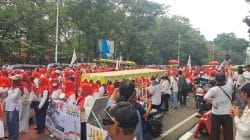 Monas Memanas, Ratusan Warga Minta Program Makan Bergizi Gratis Tetap Dilanjutkan
