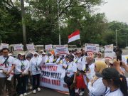 Tak Hanya Dukung MBG, Massa di Monas Juga Desak Penegakan Hukum terhadap Seluruh Koruptor