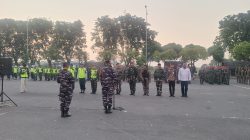 Apel Gelar PAM VVIP Digelar Pagi Buta di Surabaya, Ratusan Personel Siaga Penuh