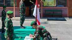 Kodim 1714/Puncak Jaya Gelar Korps Rapot Pindah Satuan dan Penerimaan Personel Baru
