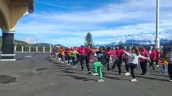 Kodim 1714/Puncak Jaya Laksanakan Kegiatan Jumat Sehat