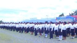 Kodim 1714/PJ dan Polri Berikan Dukungan Penuh Bersama Pemda Kab. Puncak Jaya Dalam Penyerahan SK Pengangkatan CPNS Formasi Tahun 2024
