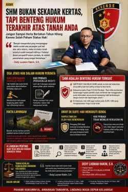 Jangan Salah Paham, SHM Bukan Sekadar Kertas tetapi Benteng Hukum Kepemilikan Tanah