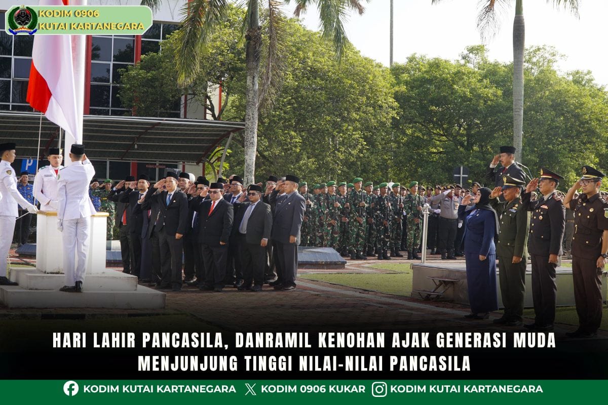 Hari Lahir Pancasila, Danramil Kenohan Ajak Generasi Muda Menjunjung Tinggi Nilai-Nilai Pancasila