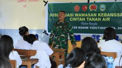 Dari Sekolah untuk Indonesia, TMMD ke-129 Kodim 1505/Tidore Bekali Pelajar dengan Wawasan Kebangsaan