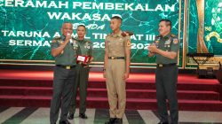 Wakasad Berikan Pembekalan kepada Taruna Akademi Militer Tingkat III/Sermatar TP 2025/2026 Jelang Prasetya Perwira TNI