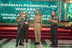 Wakasad Berikan Pembekalan kepada Taruna Akademi Militer Tingkat III/Sermatar TP 2025/2026 Jelang Prasetya Perwira TNI