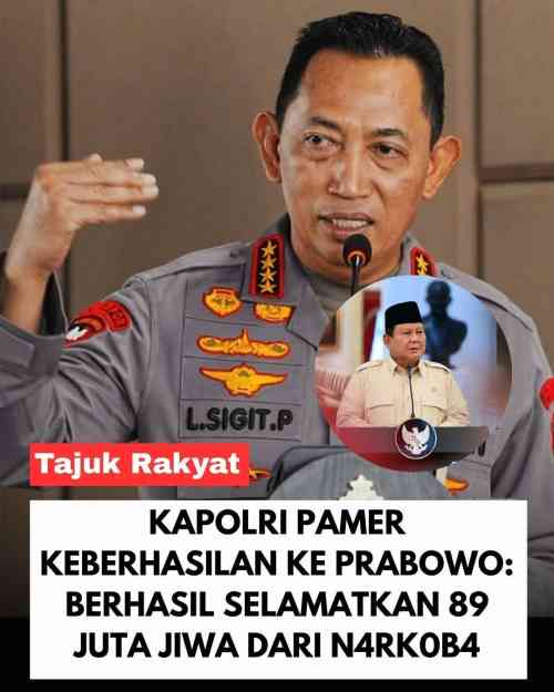Sigit: Polri Sita Narkoba Rp10,4 Triliun dan Selamatkan Puluhan Juta Jiwa Sigit: Polri Sita Narkoba Rp10,4 Triliun dan Selamatkan Puluhan Juta Jiwa