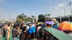 Aksi BEM PTNU di Gedung DPR Berlangsung Kondusif, Massa Desak Perbaikan Sistem Penegakan Hukum