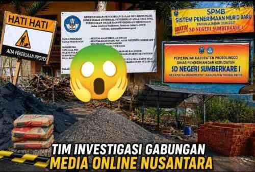 Dugaan Kejanggalan Revitalisasi SDN Sumberkare I Mencuat Dugaan Kejanggalan Revitalisasi SDN Sumberkare I Mencuat
