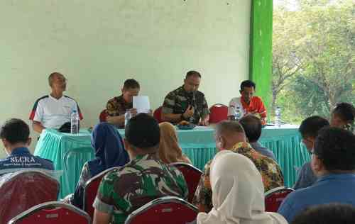 Kodim Bojonegoro Sosialisasikan Program TMMD 129 di Desa Kesongo Kedungadem