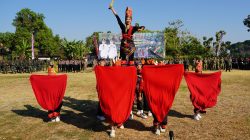 Tari Api Kayangan Bikin Pembukaan TMMD 129 Bojonegoro Spektakuler
