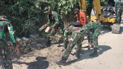 Satgas TMMD 129 Bojonegoro Bergerak, Paving Jalan Dusun Mundu Dibongkar