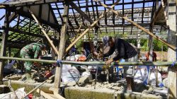 Berkat TMMD 129 Bojonegoro, Rumah Bapak Ladi Dibagun Melalui Program Aladin