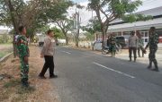 TMMD 129 Bojonegoro, TNI-Polri Bersinergi bantu Pengamanan Pembongkaran Bangunan untuk Rest Area