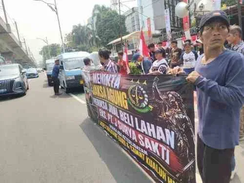 Jaringan Aktivis Aksi Indonesia Tuntut Penyelidikan Dugaan Mafia Tanah Lahan Eks PT J Surya Sakti