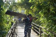 Gelora TMMD 129 Bojonegoro: Aksi Babinsa Kedungadem Bakar Semangat Gotong Royong Warga Kesongo