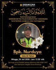 Kabupaten Tangerang Berduka, Nurduya Dikenal Aktif di SENKOM Mitra Polri dan Kegiatan Sosial